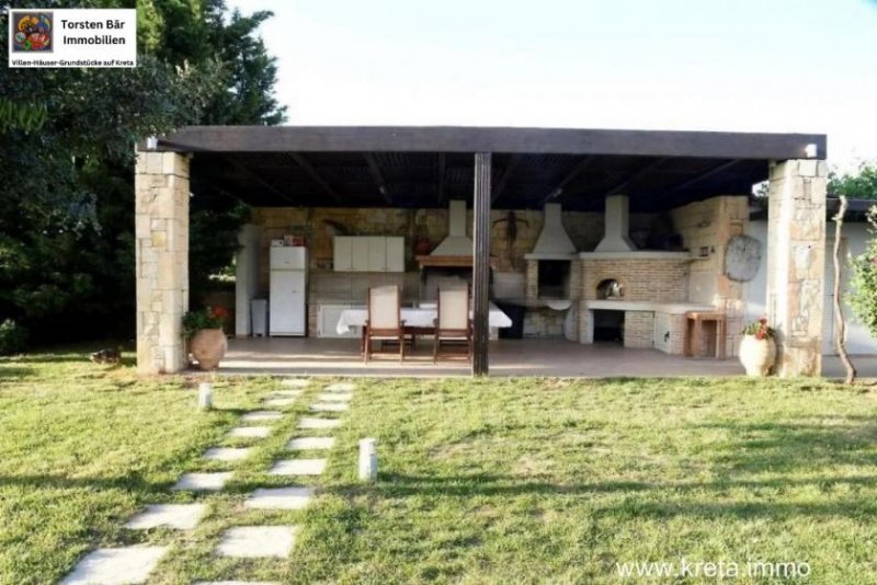 Athanatoi Kreta, Athanatoi, Luxusvilla Meer und Bergblick und Gästewohnung Haus kaufen